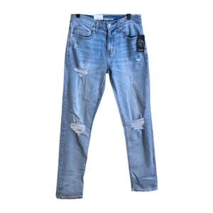 Original Use Men’s Slim Fit Taper Jeans Light Wash Distressed 30x32 NWT